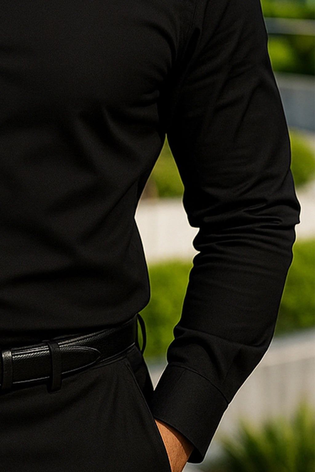 Black Exclusive Cotton Shirt