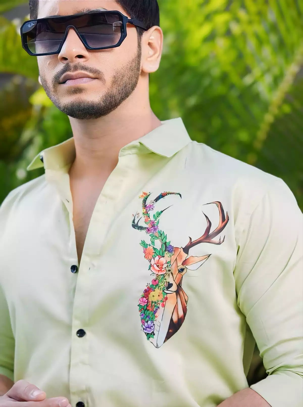 Deer Printed Designer Shirt