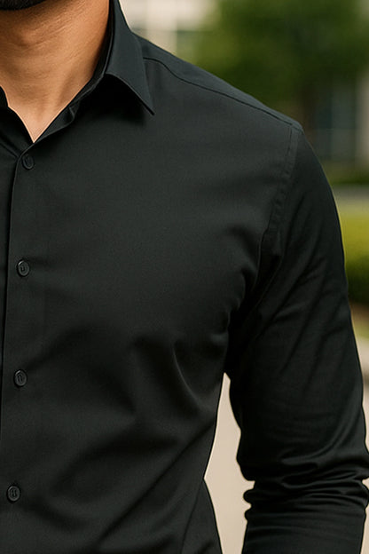 Green Forest Regular Fit Cotton Shirt