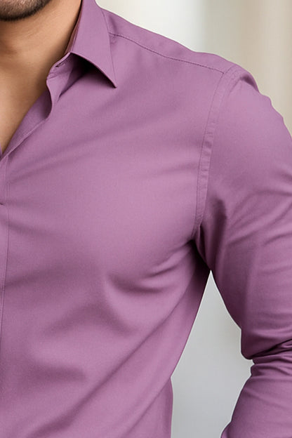 Purple Mens Comfortable Shirt