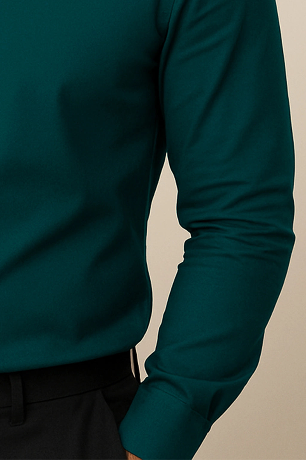 Dark Green Formal Mens Shirt