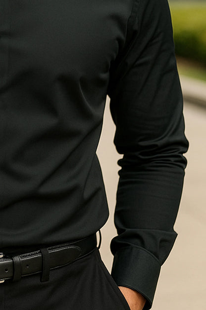 Green Forest Regular Fit Cotton Shirt