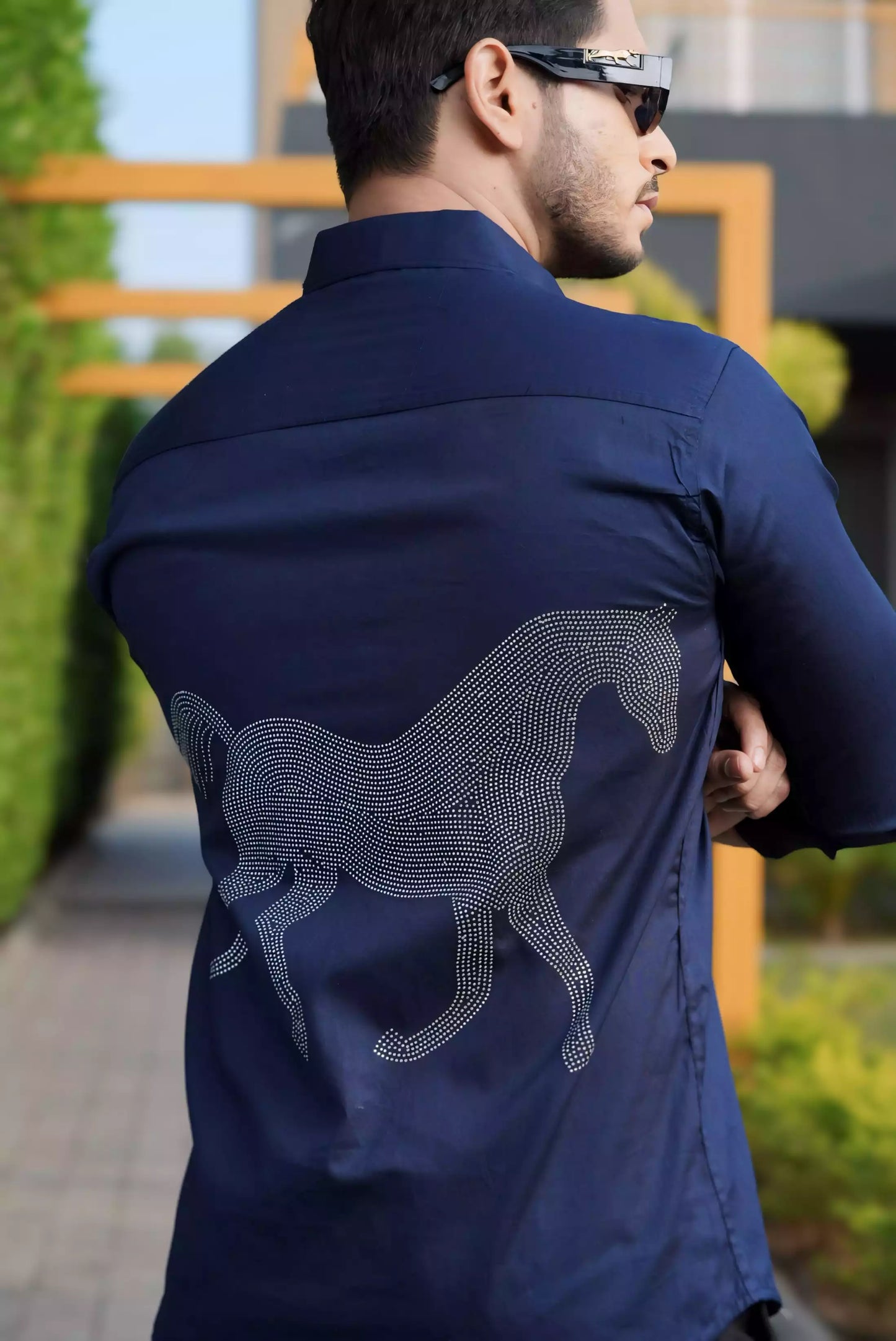 Horse Printed Designer Shirt