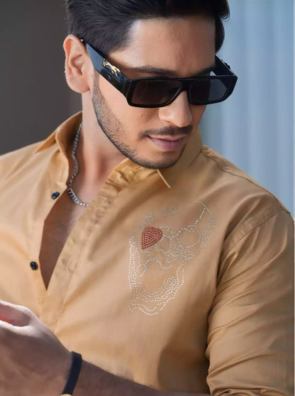 Lion Printed Designer Shirt