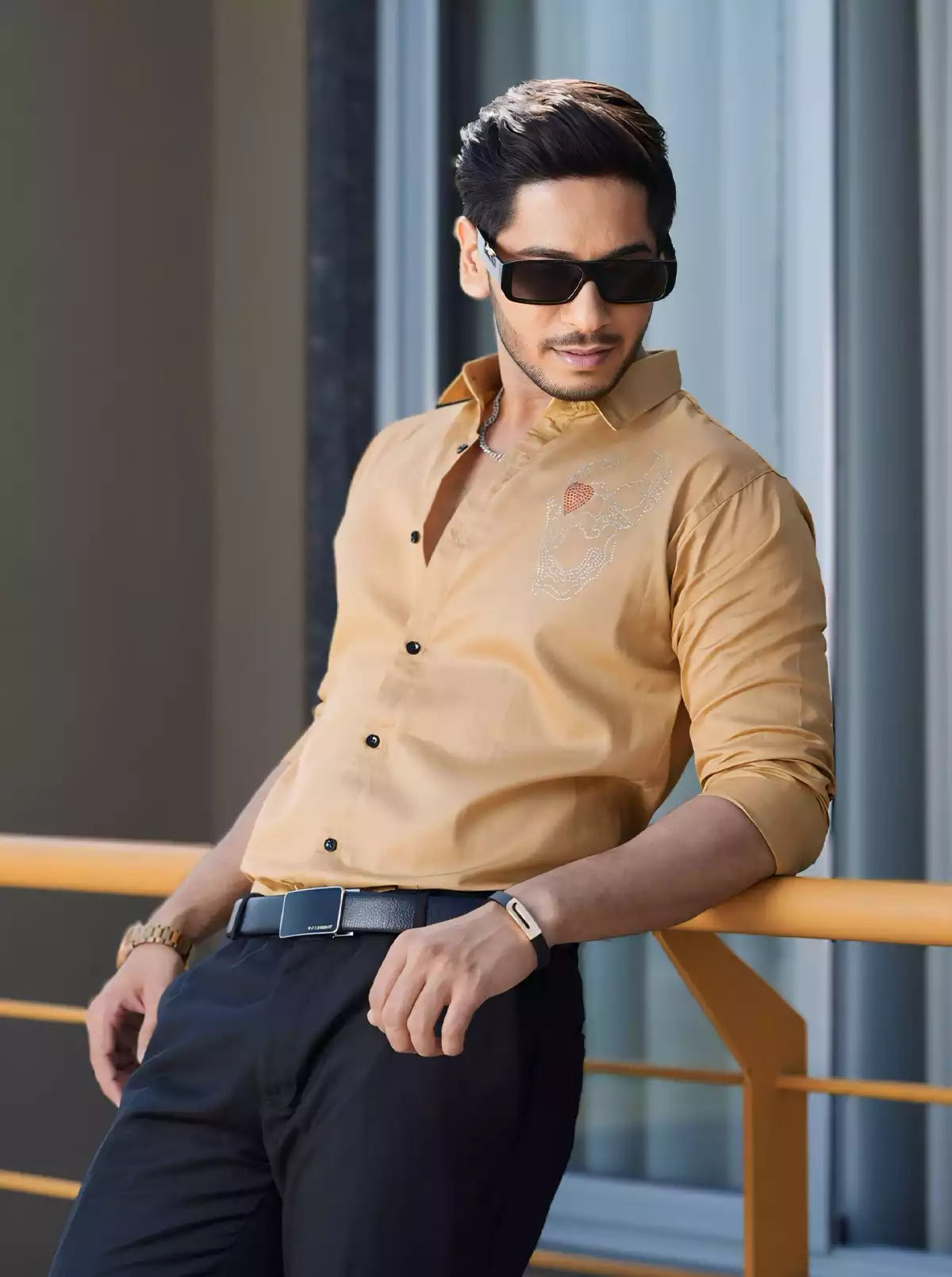 Lion Printed Designer Shirt