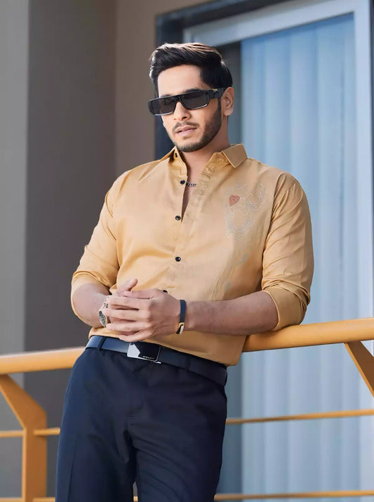 Lion Printed Designer Shirt