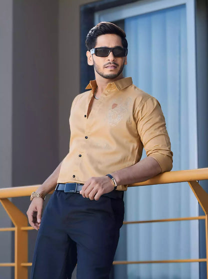 Lion Printed Designer Shirt