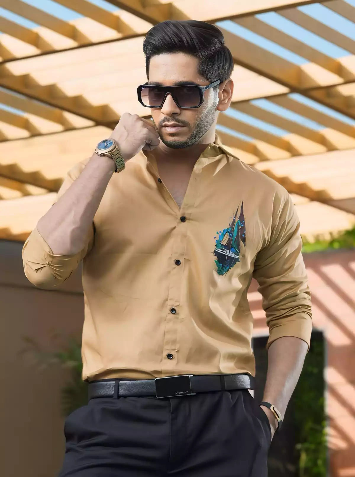 Ship Printed Designer Shirt