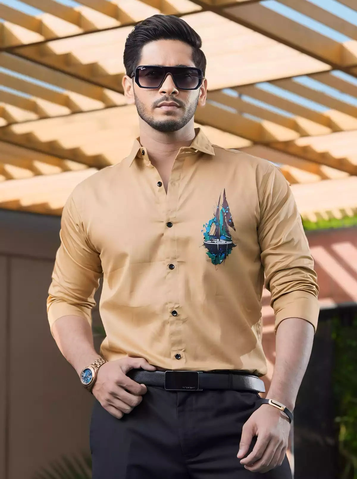 Ship Printed Designer Shirt