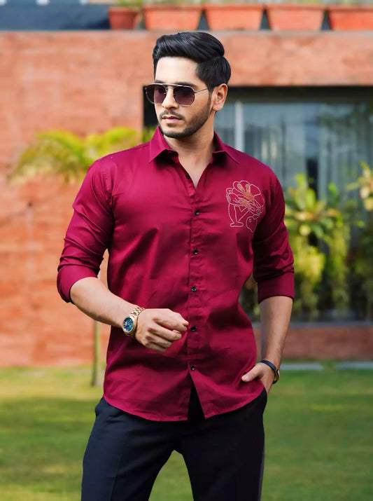 Crown Printed Designer Shirt