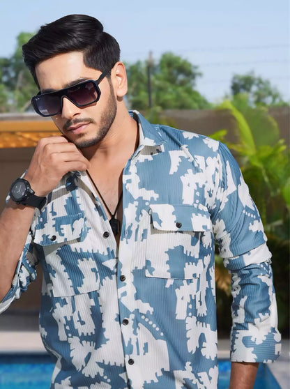Puzzle Printed Designer Shirt