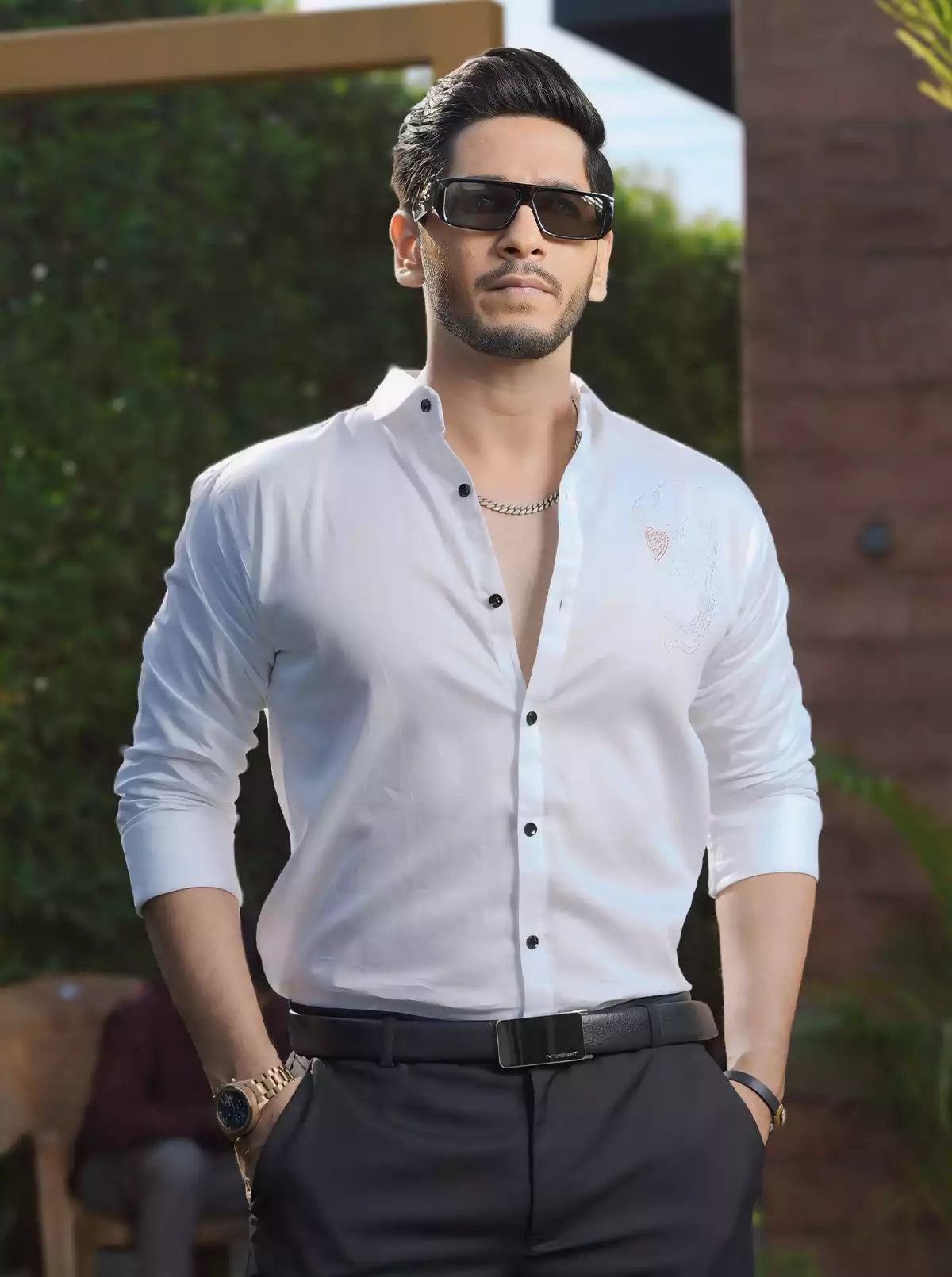 Dotted Printed Designer Shirts