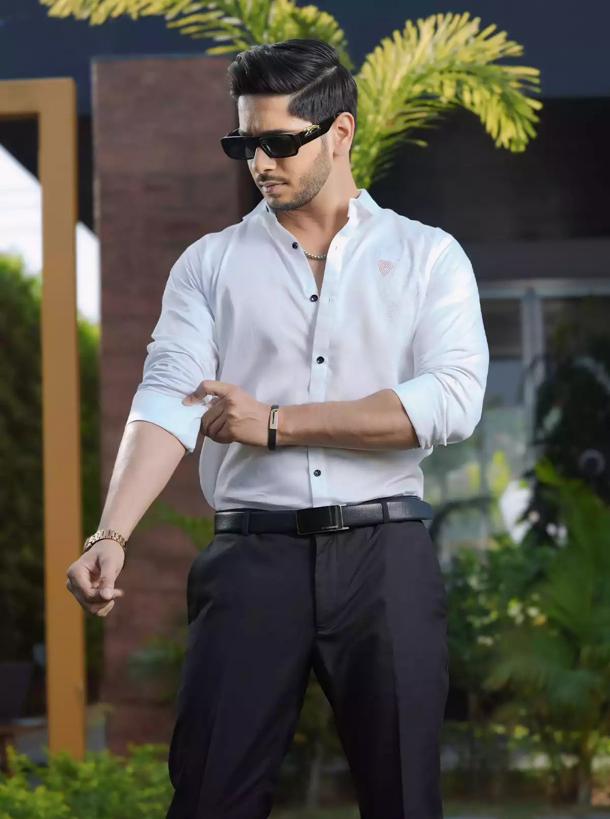 Dotted Printed Designer Shirts